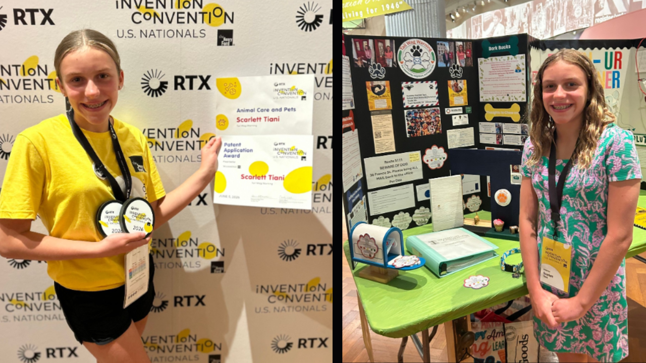 Meet Scarlett Tiani, student behind an award-winning dog safety invention
