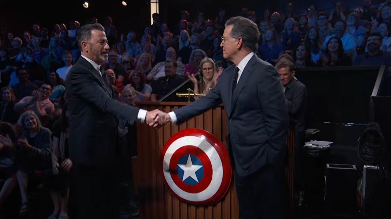 Stephen Colbert Makes Return to Late-Night as Guest on Jimmy Kimmel Live