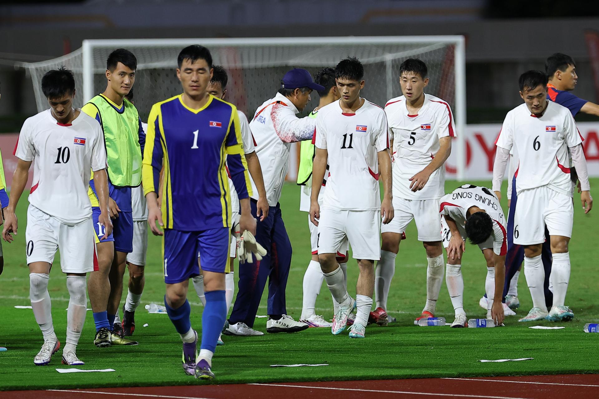 N. Korea blow lead in loss to China in men's football