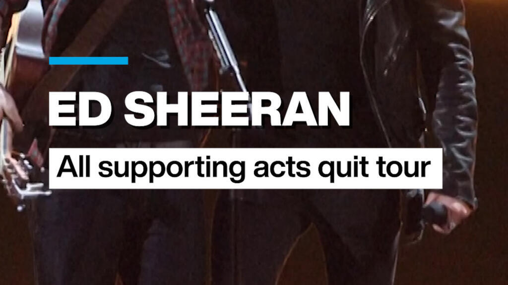 Ed Sheeran: All supporting acts quit tour over Macklemore Palestine controversy