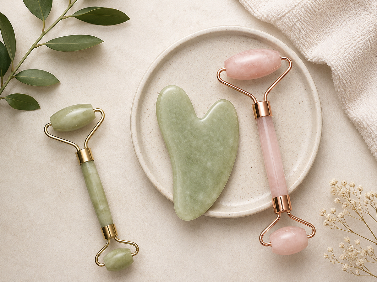 Gua sha and face rollers, separating fact from hype