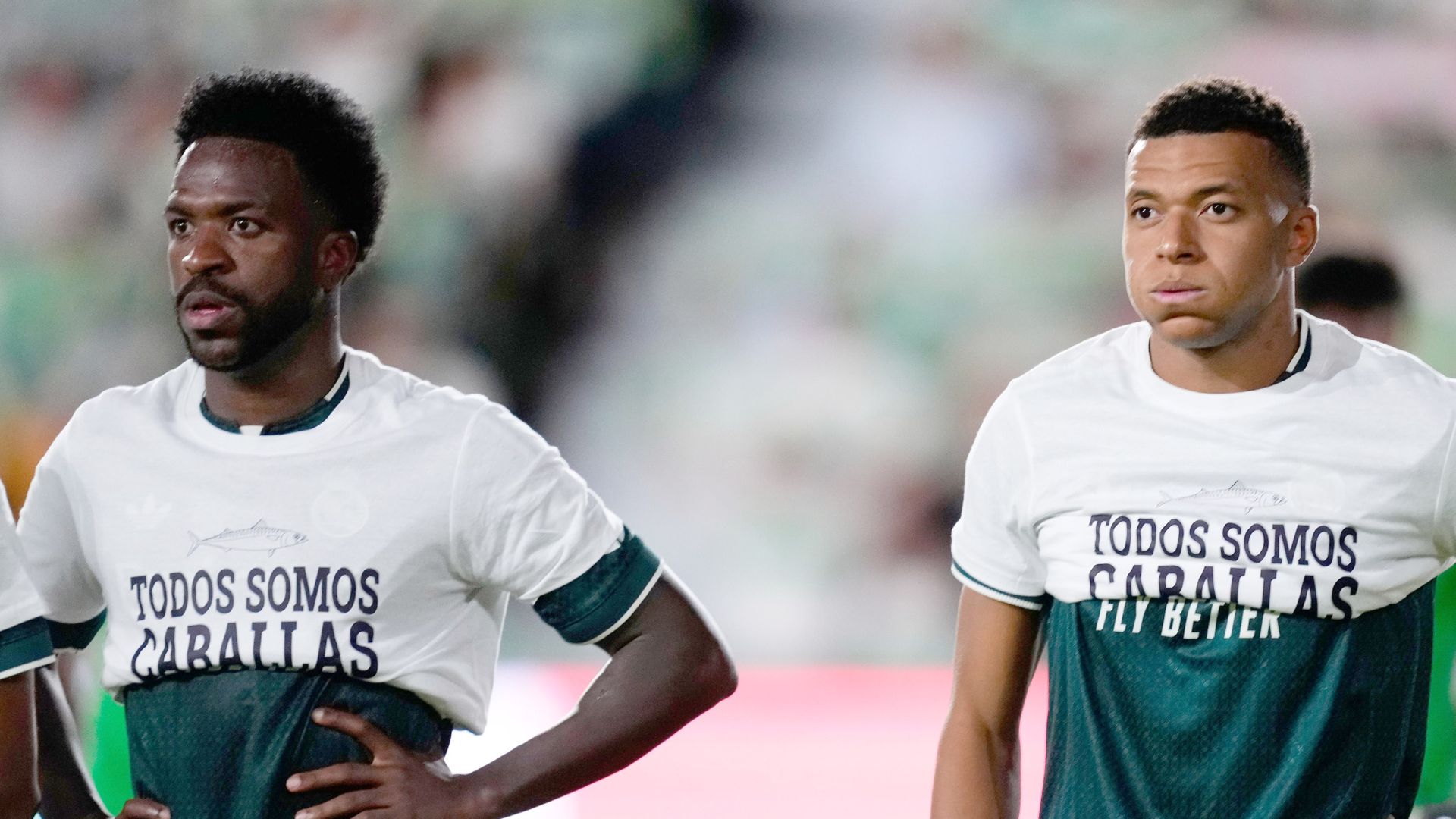 Real Madrid defend players' freedom of expression after Mbappe and Vinicius' shirt stance