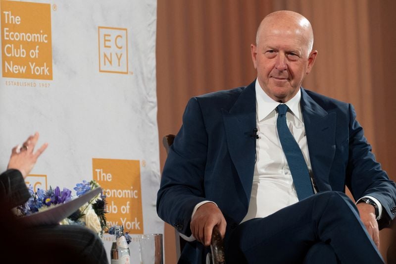 Goldman CEO says fixed income, currencies, commodities business slightly softer in Q3