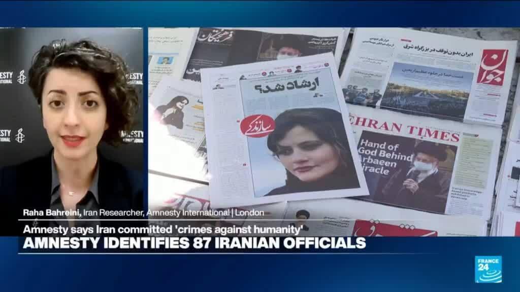 Amnesty says Iran committed 'crimes against humanity' in protests crackdown