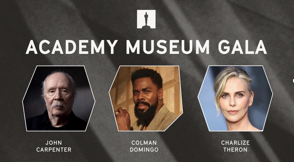 John Carpenter, Colman Domingo & Charlize Theron Named 2026 Academy Museum Gala Honorees