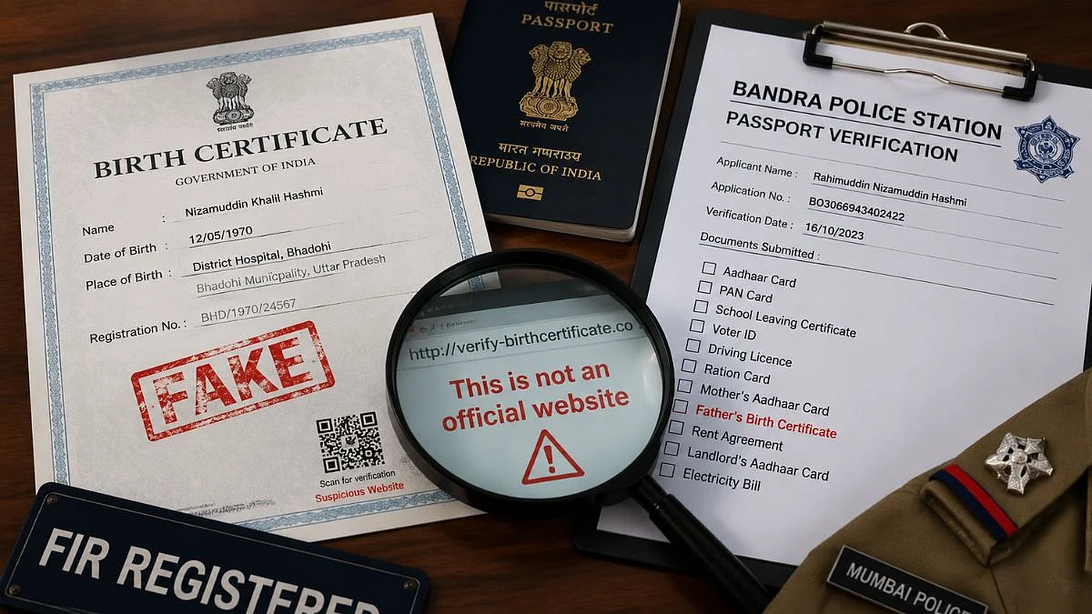 Mumbai Crime: Bandra Police Register FIR Against Passport Applicant Over Alleged Fake Birth Certificate During Verification