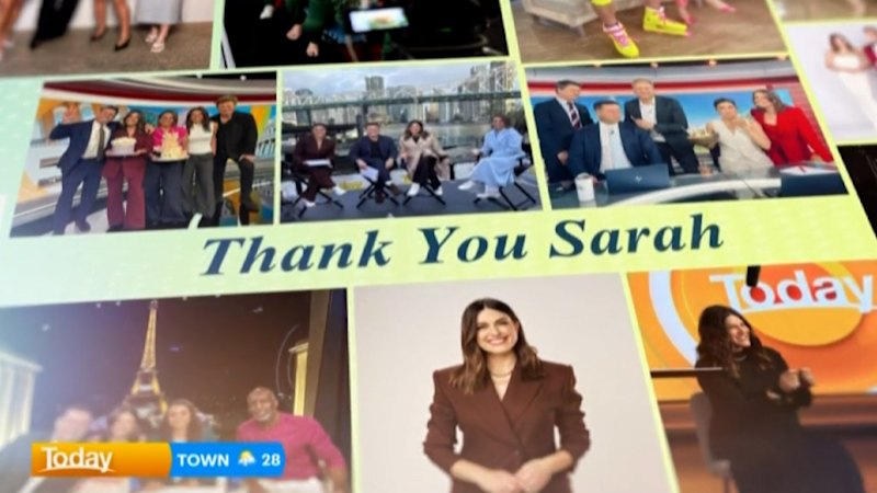 Today farewells Sarah Abo
