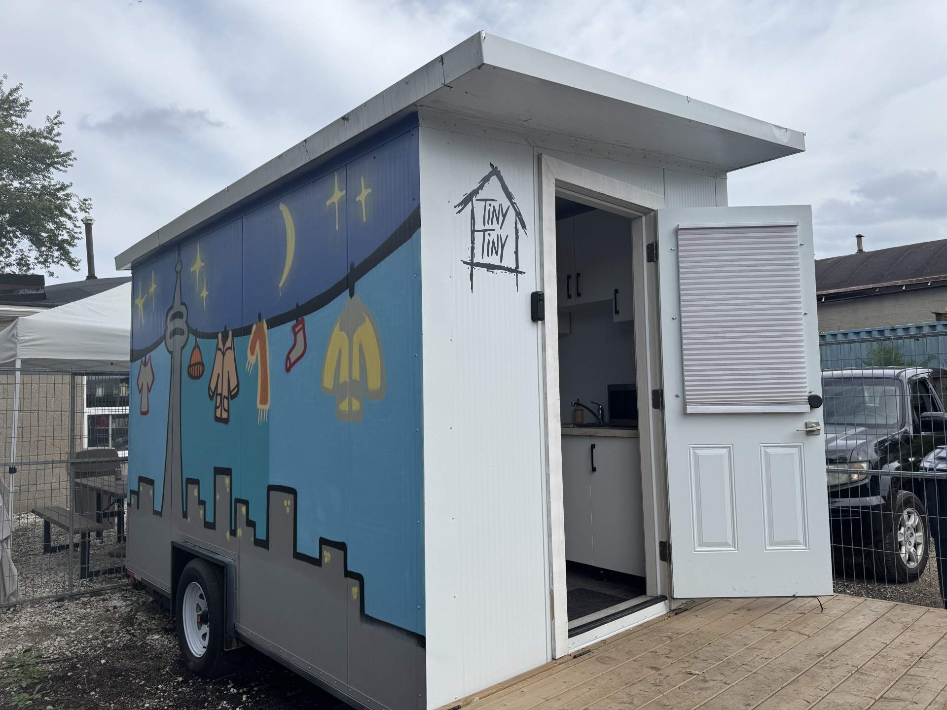 Micro-shelter village being built in Scarborough
