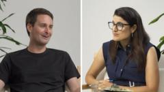 Snapchat 'willing to implement' daily time limits for teens, boss tells BBC