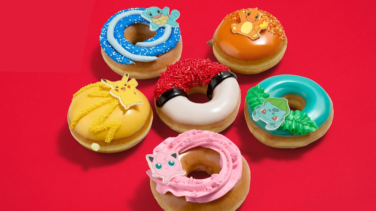 Pokémon donuts are on the menu at Krispy Kreme, and they look delicious. When to get the 30th anniversary collection—plus a freebie