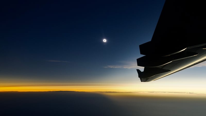 Irish scientist describes capturing eclipse from plane