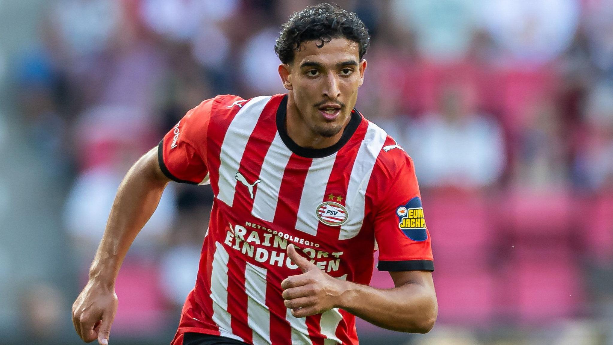 PSV winger Driouech at Ibrox before expected Rangers move