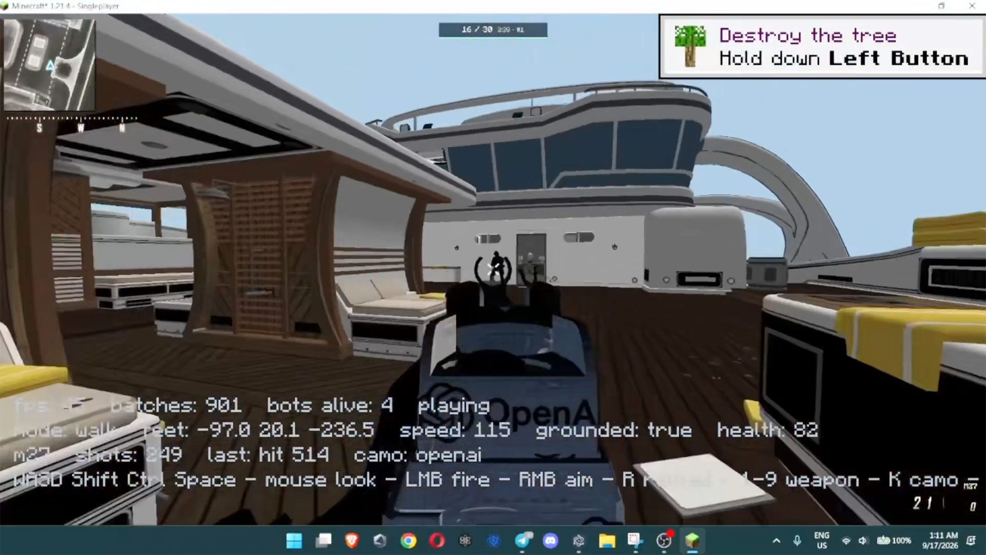 Developer uses GPT-6 Astra to get CoD Black Ops 2 Hijacked map running natively inside Minecraft — achieves 45fps performance using Minecraft’s OpenGL context