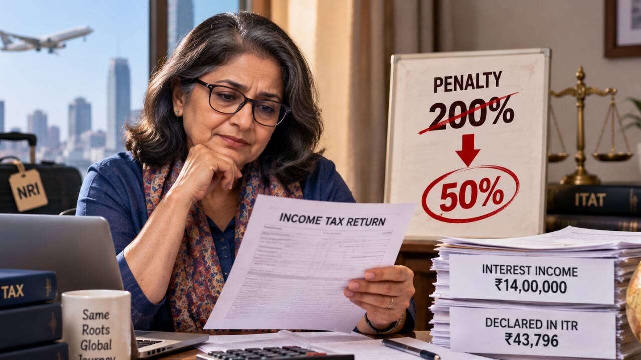 She declared Rs 43,796, misses Rs 14.02L; hit with 200% penalty, but ITAT gave relief