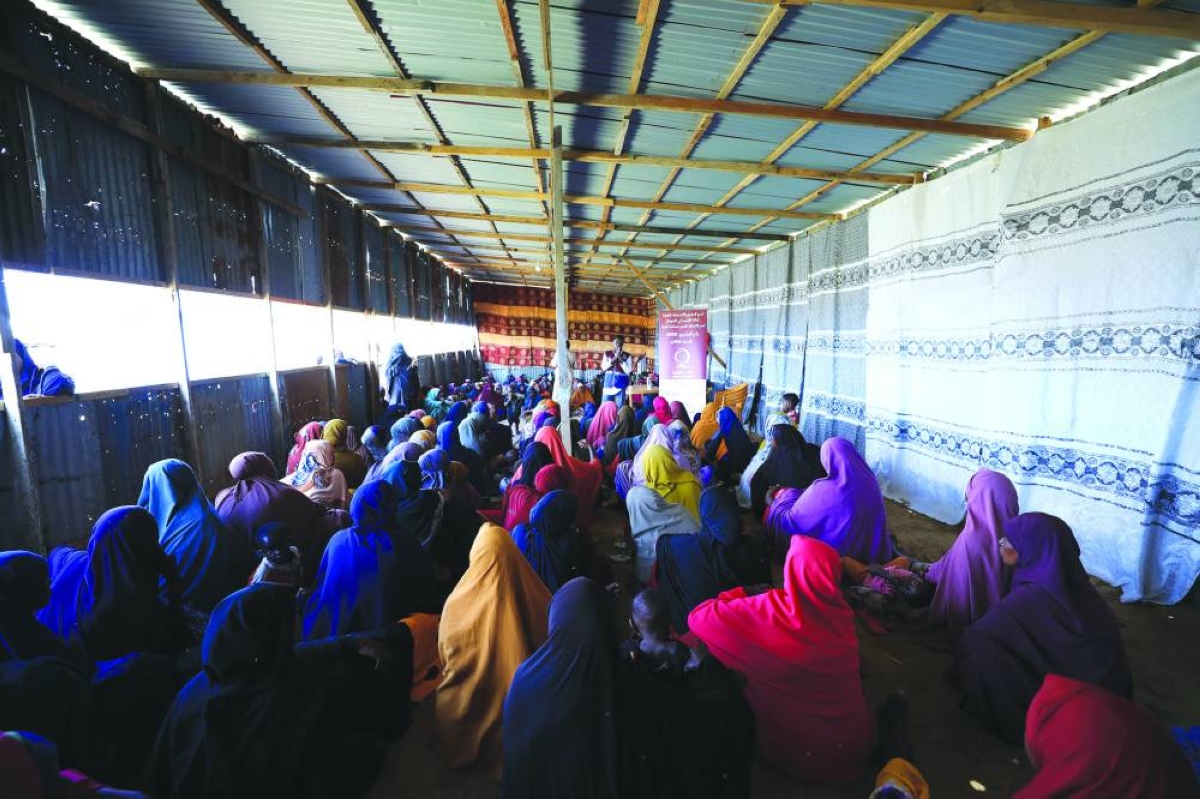 Qatar Charity provides cash assistance to displaced families in Somalia