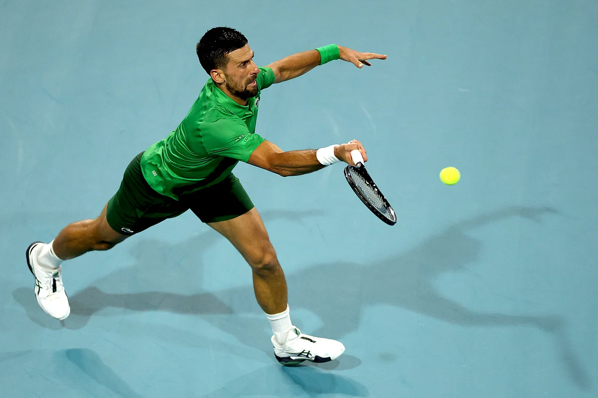 Novak Djokovic trains hard as he returns to Cincinnati after three years