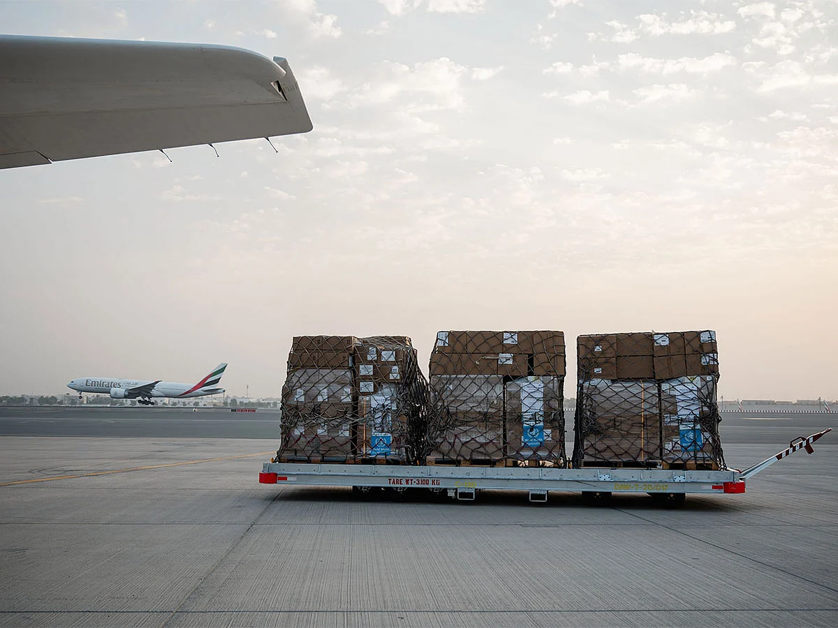 Dubai Humanitarian facilitates new air bridge to deliver critical WHO medical supplies to Gaza