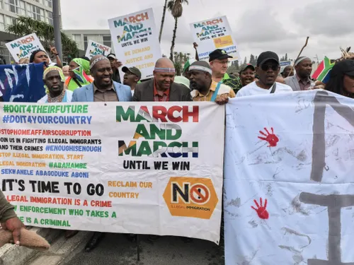 874 anti-immigration-related protests recorded across South Africa in six months