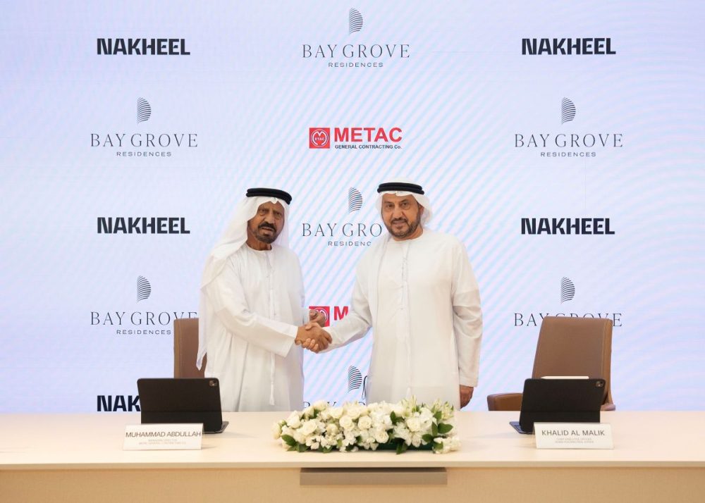 Nakheel awards main construction contract worth AED800 mn+ for Bay Grove Residences