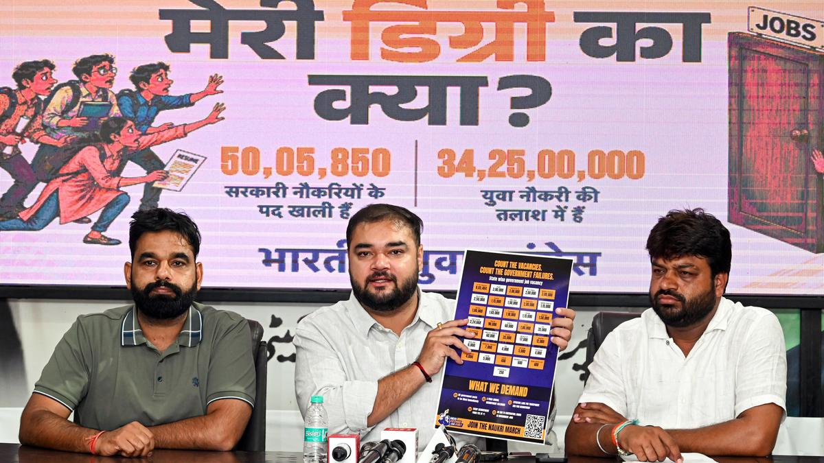 On PM Modi’s birthday, Youth Congress gives government one-year ultimatum to fill ‘50 lakh job vacancies’