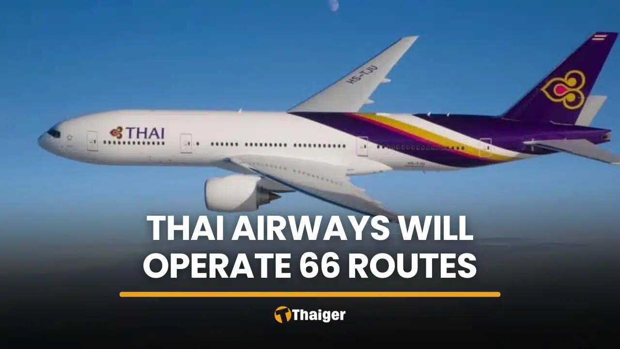 Thai Airways expands winter schedule with 66 global routes