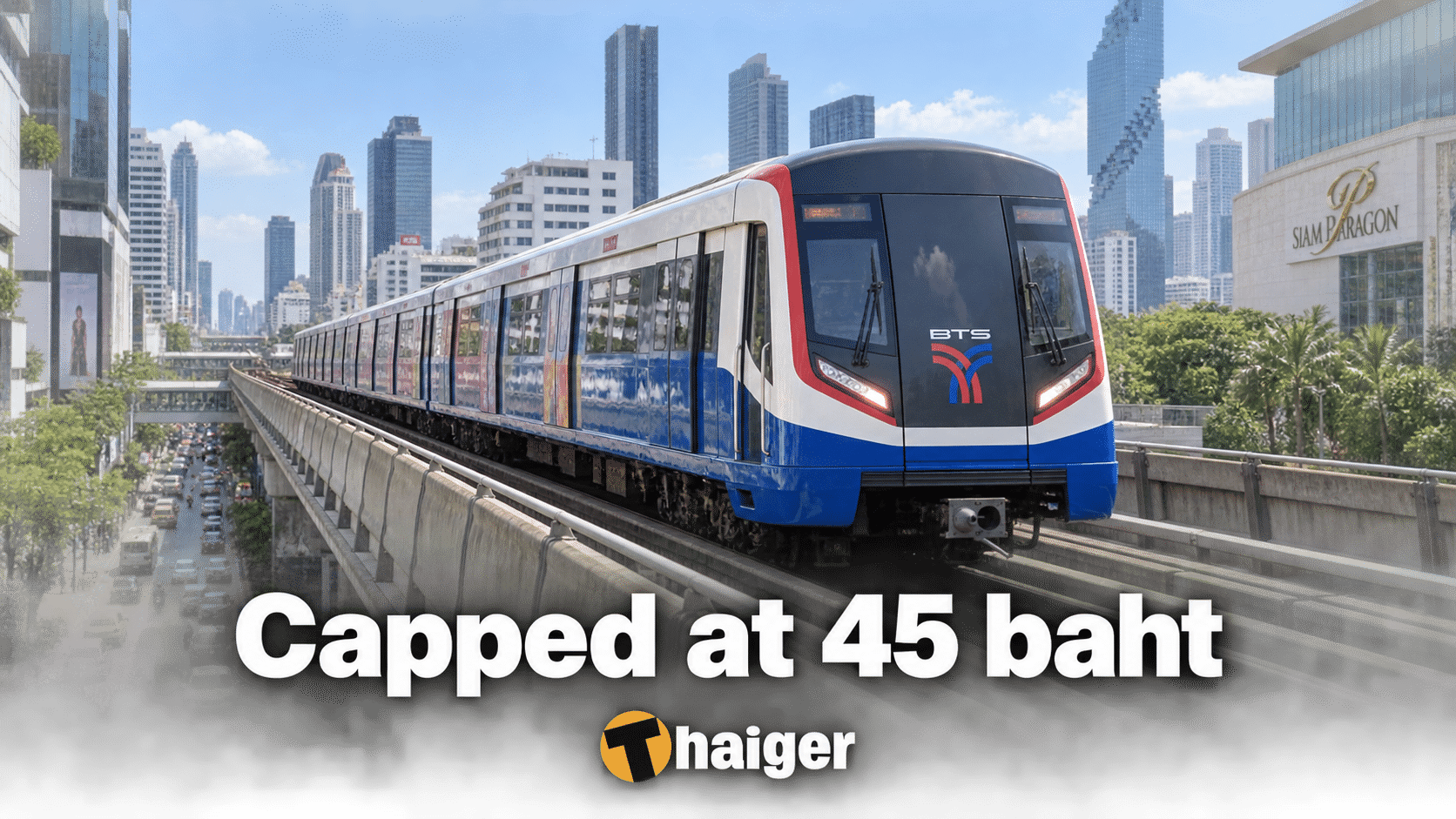 Bangkok rail fares to be capped at 45 baht, with refunds for overpayment