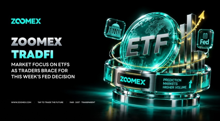 Zoomex Highlights Key ETF Market Trends Ahead of This Week’s Federal Reserve Decision