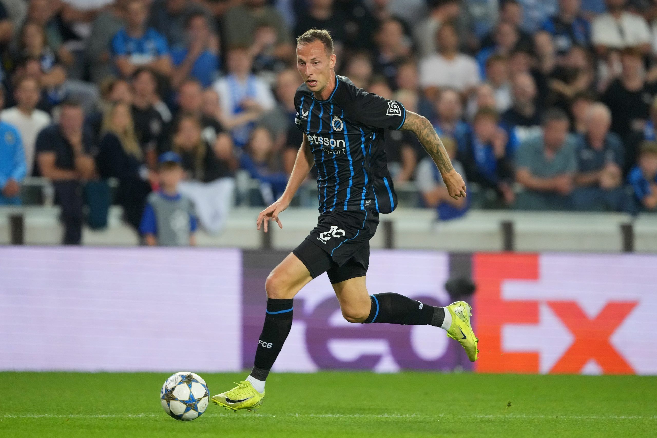 Swedish World Cup striker no longer training with the first team at Club Brugge
