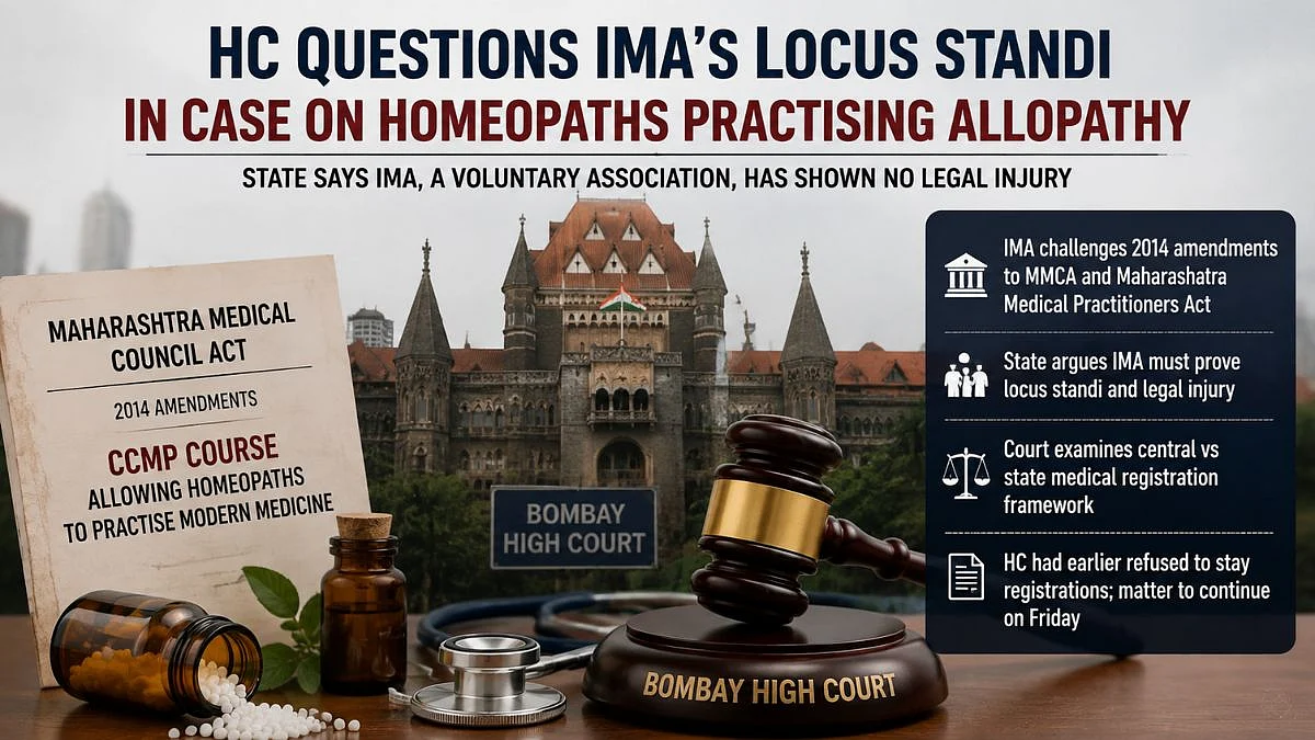 Bombay HC Questions IMA’s Locus To Challenge Maharashtra Law Allowing CCMP-Trained Homoeopaths To Practise Allopathy