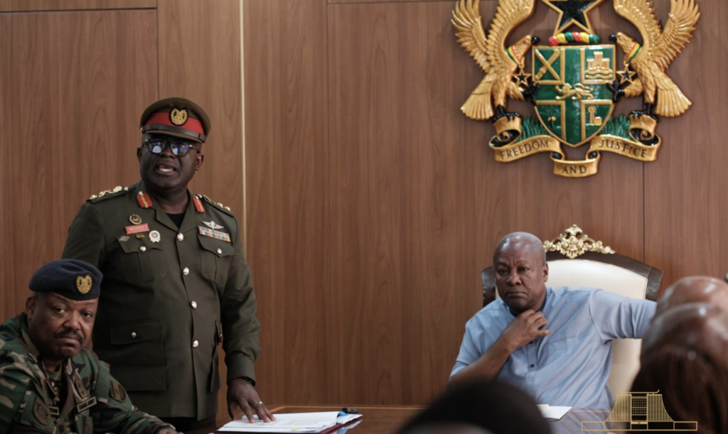 Mahama briefed on recent narcotic trafficking cases