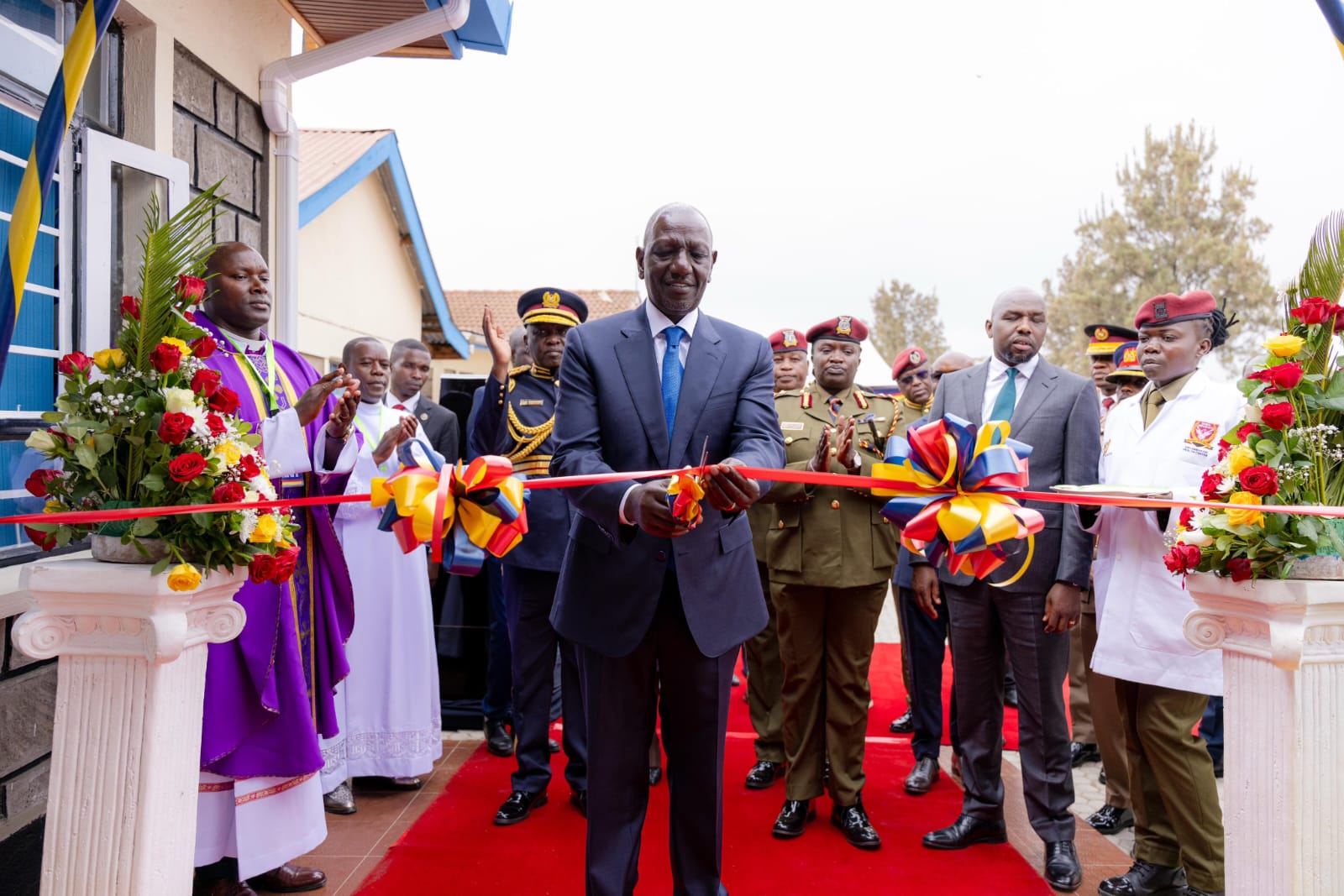 President Ruto opens new healthcare facility for GSU officers