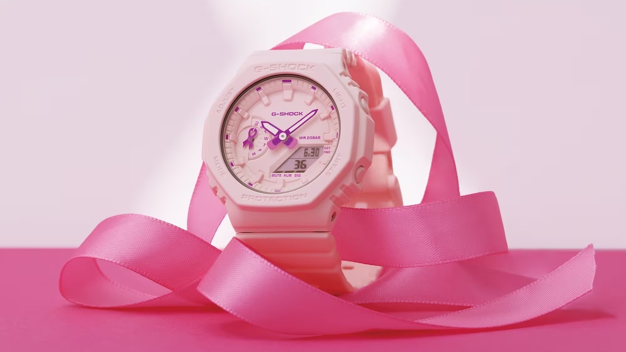 This Pink Ribbon G-Shock Puts Its Message Directly on the Dial