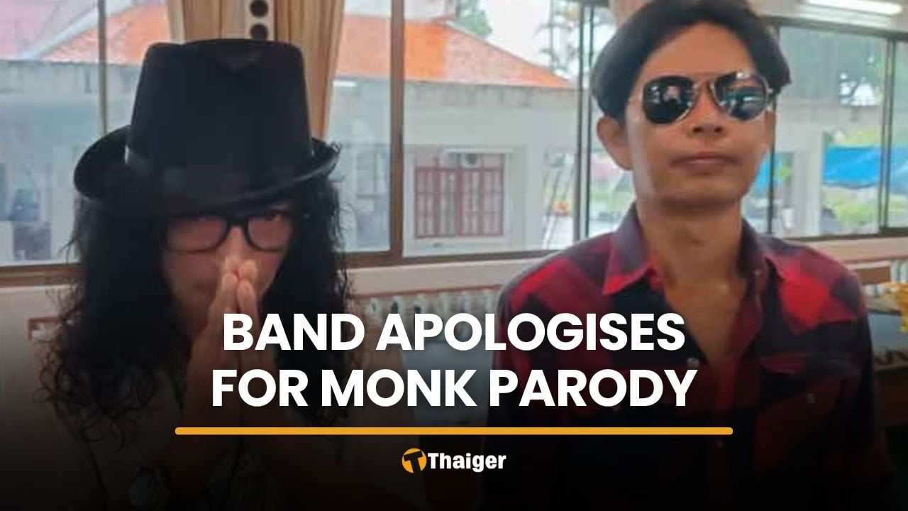 Lampang band apologises after monk parody performance