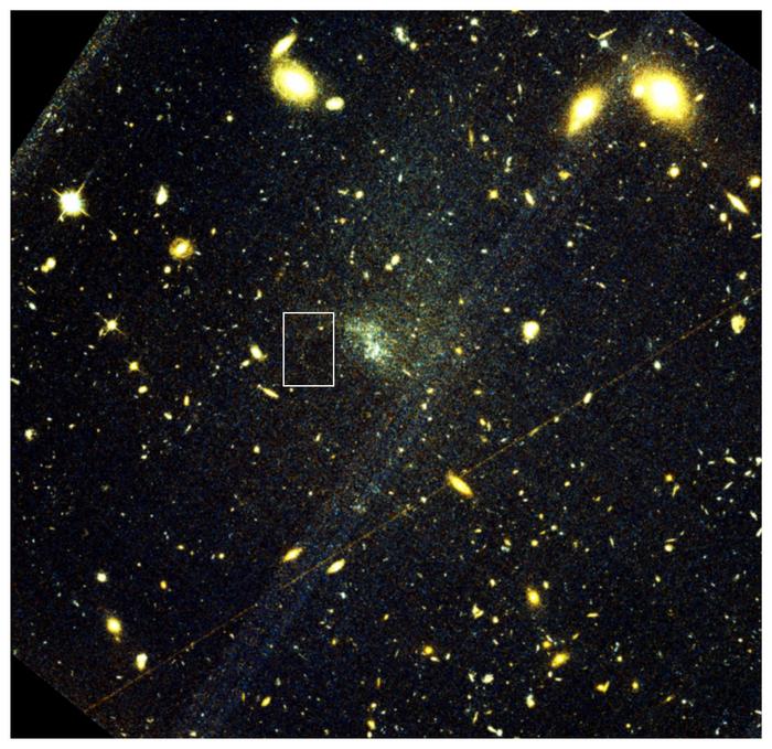 A Rare Extragalactic Stellar Stream Reveals Hidden Dark Matter