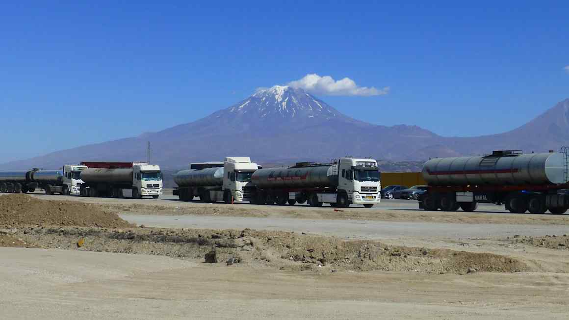 Iran switches from ships to trucks to evade US blockade