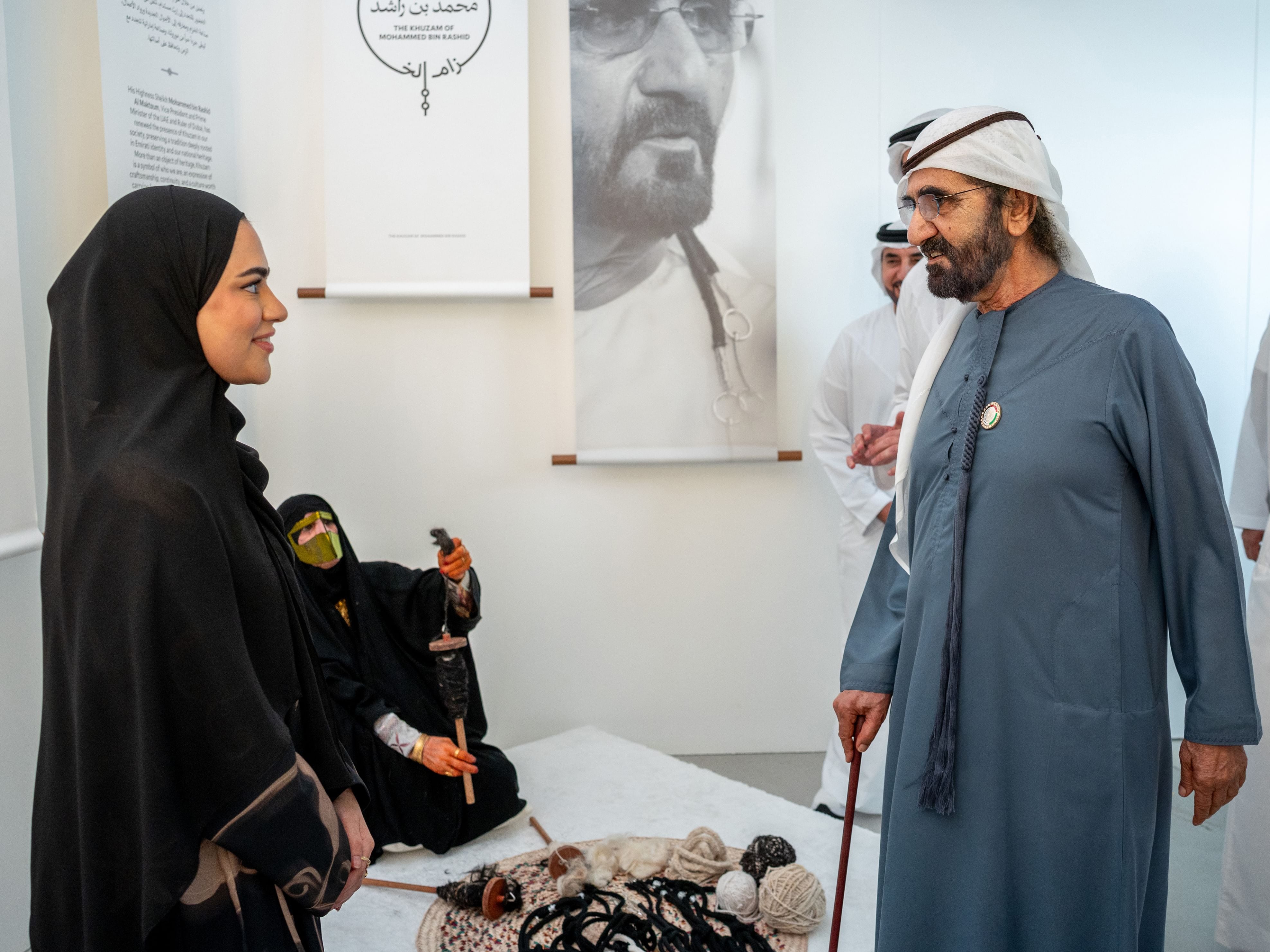 Sheikh Mohammed bin Rashid explores project tracing cultural history of Al Khuzam