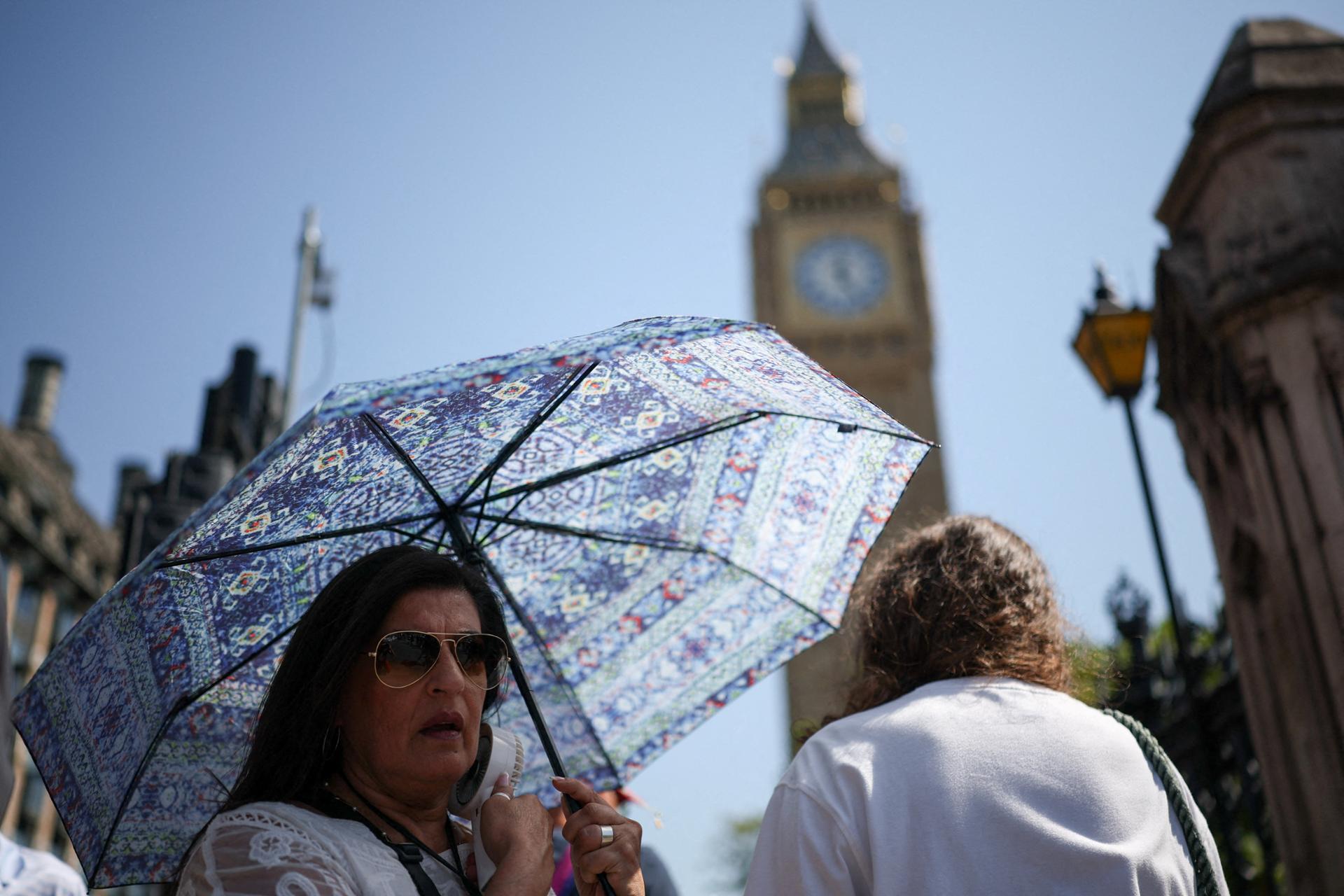 UK records hottest day of year as western Europe swelters once again