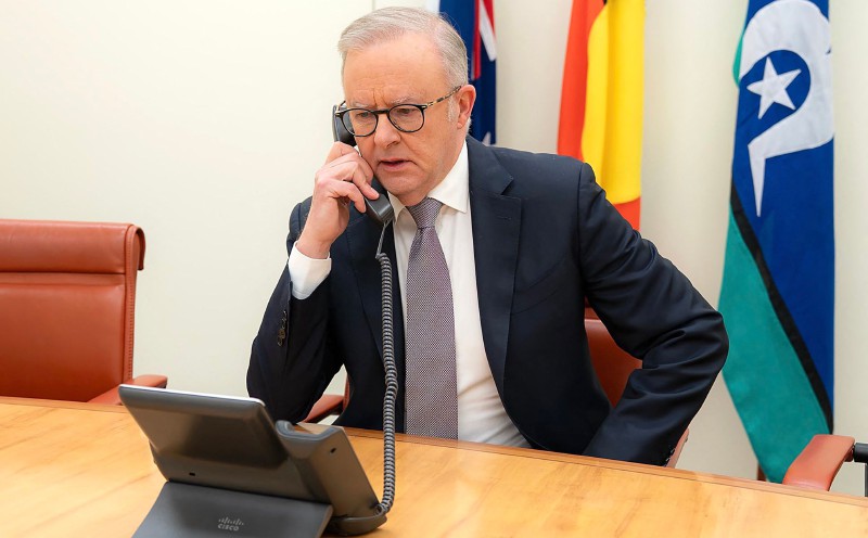 Albanese urges Trump to spare Australia from tariffs