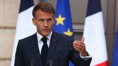 Russian hybrid attacks against Europe intensifying, says Macron