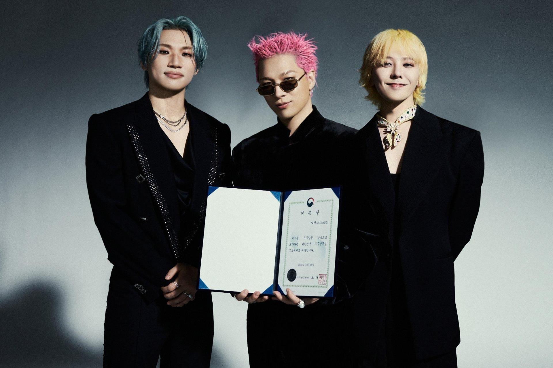 BIGBANG named honorary ambassador for space agency