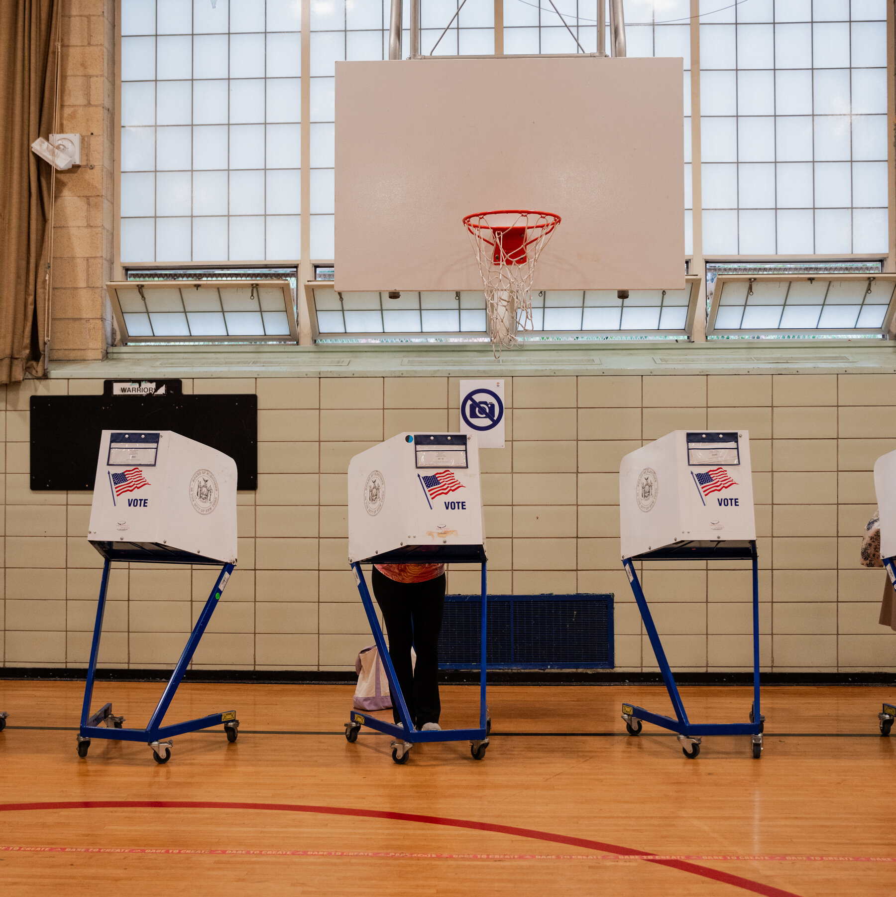 Civil Rights Groups Sue to Keep Armed Agents Away From Voting Sites