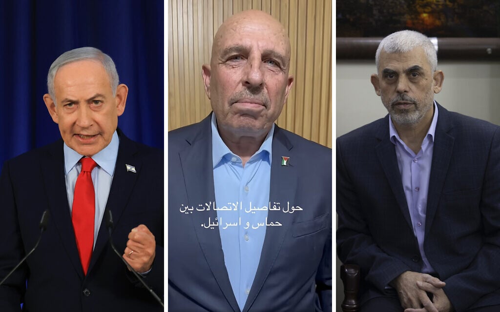 Ex-PA minister says he’ll soon reveal his pre-Oct. 7 mediation between Israel, Hamas and message he conveyed from Sinwar
