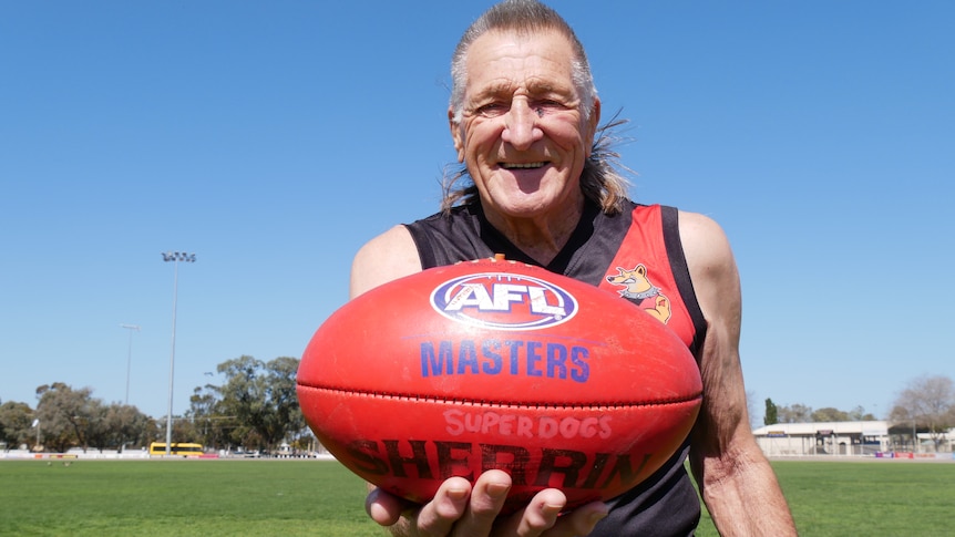 'Never too old': 83-year-old footballer still getting a kick