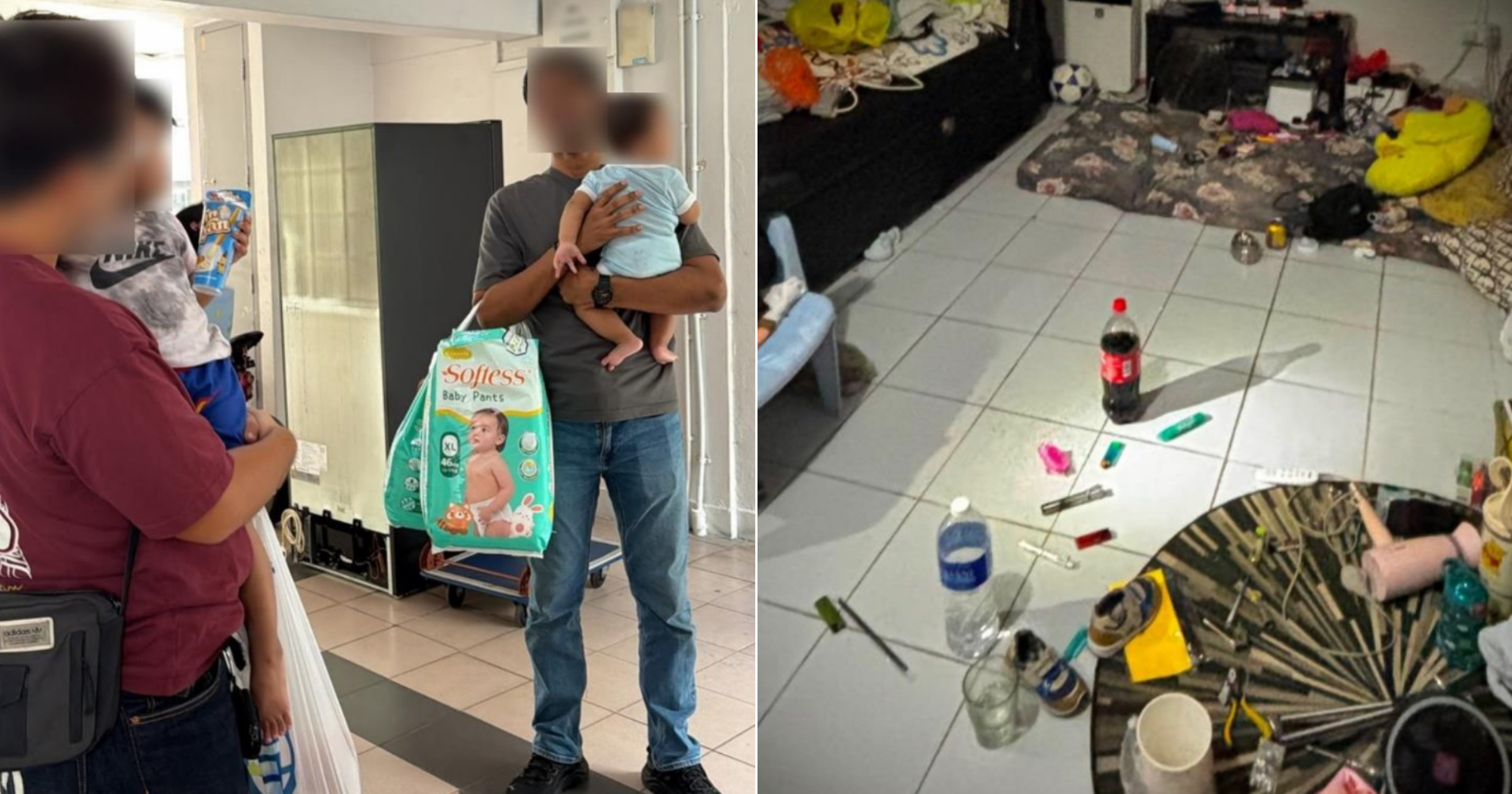 CNB officers remove boys, aged 3 & 7 months, from S'porean couple's Marsiling home, parents arrested for drug activities