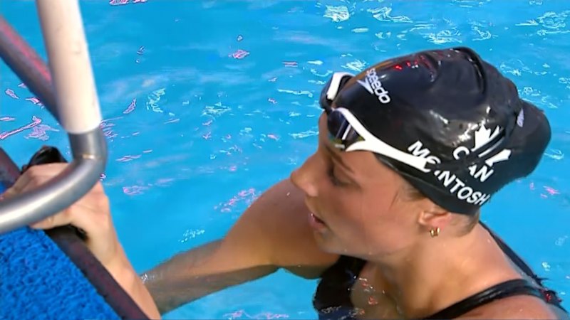 McIntosh wins gold, breaks championship record