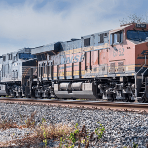 Burglary hits moving BNSF train as container catches fire in Riverside