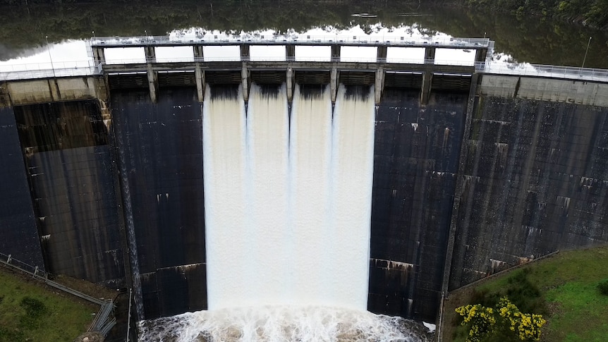 Mt Bold spillway opens for first time since 2022 after record deluge