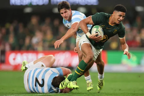Springboks Sacha Feinberg-Mngomezulu has been the 'Richie Mo’unga' the All Blacks have missed