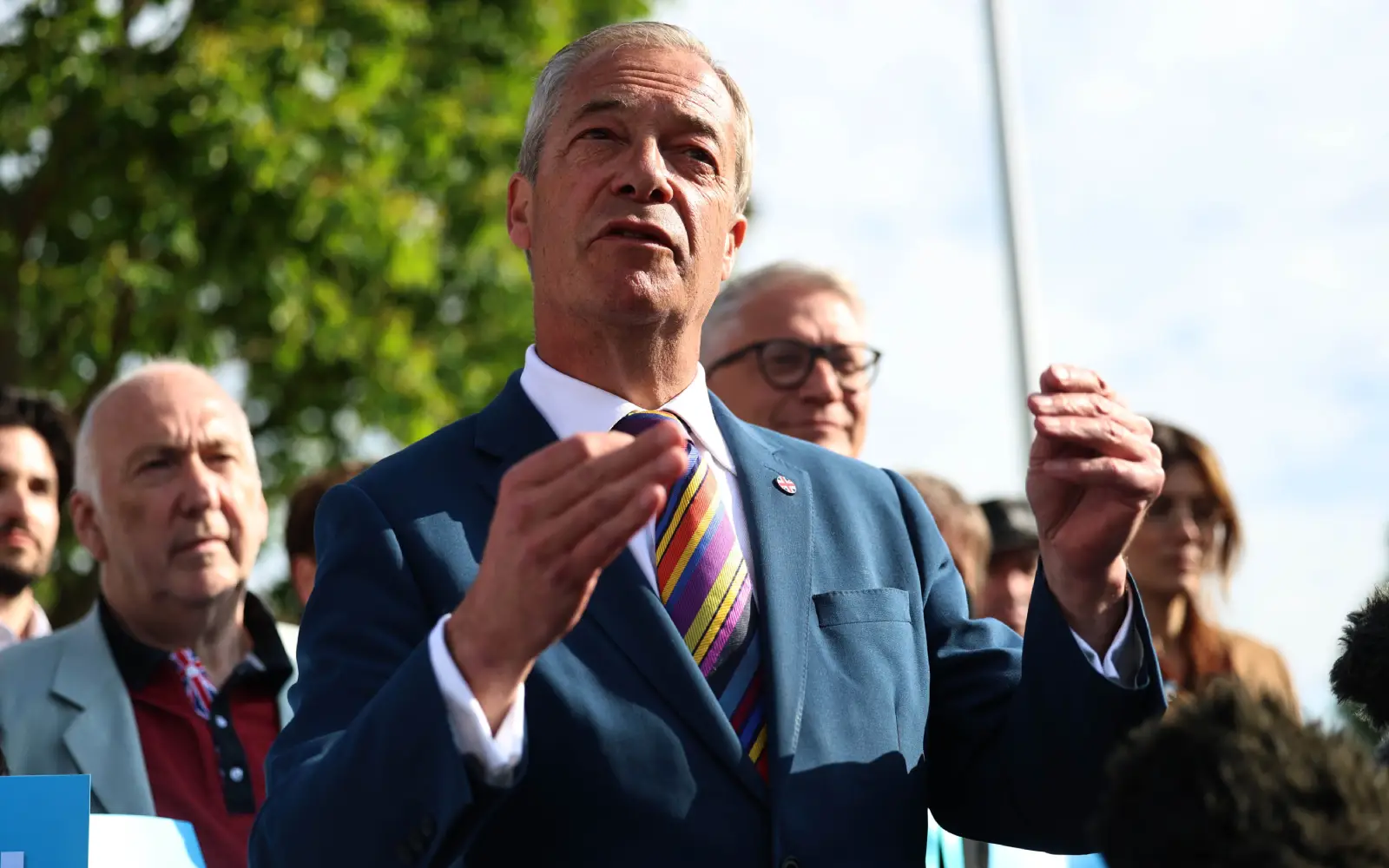 Farage declares victory in UK by-election as count continues