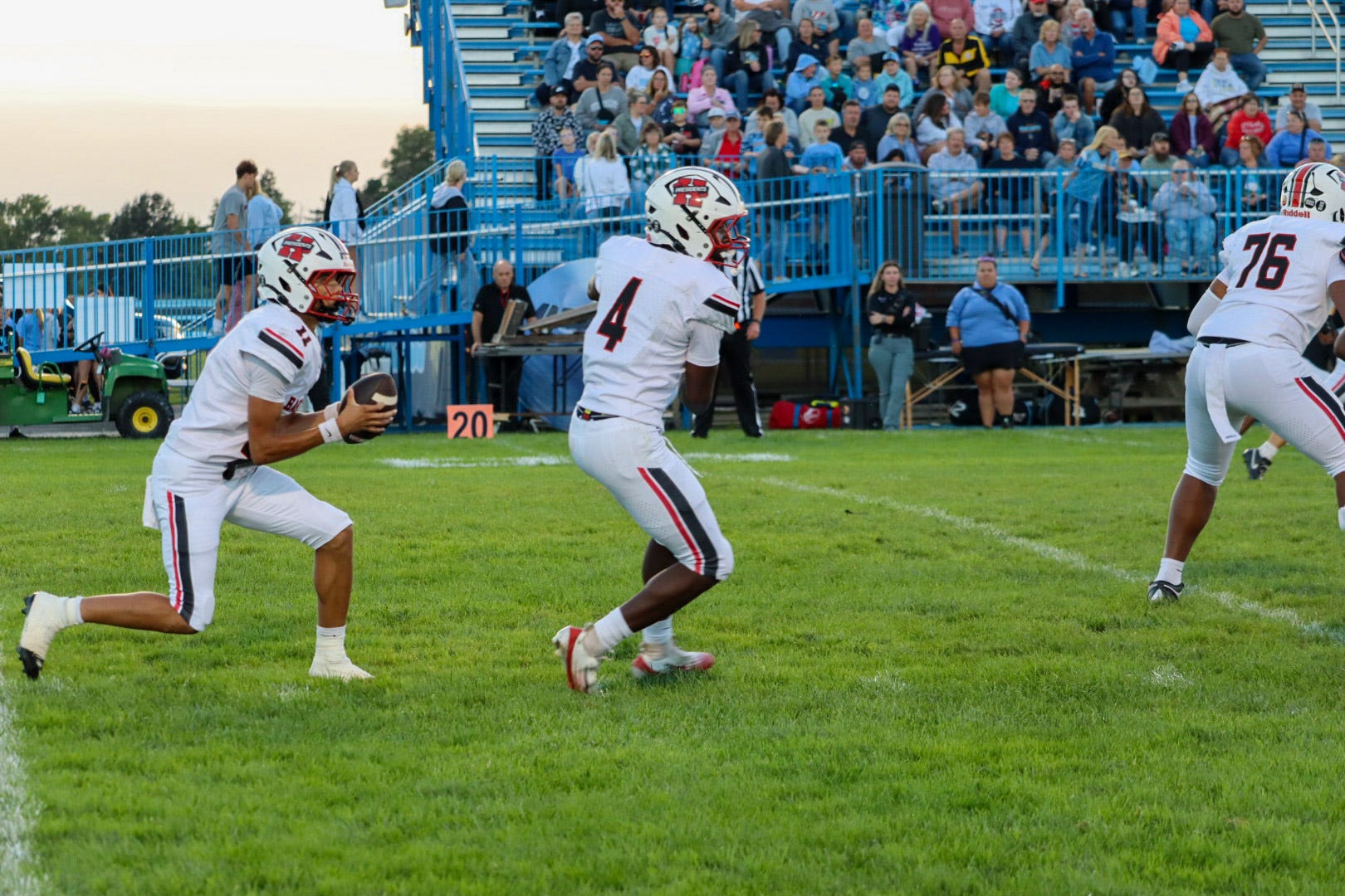 'No nerves' for Marion Harding backup quarterback in a rivalry game